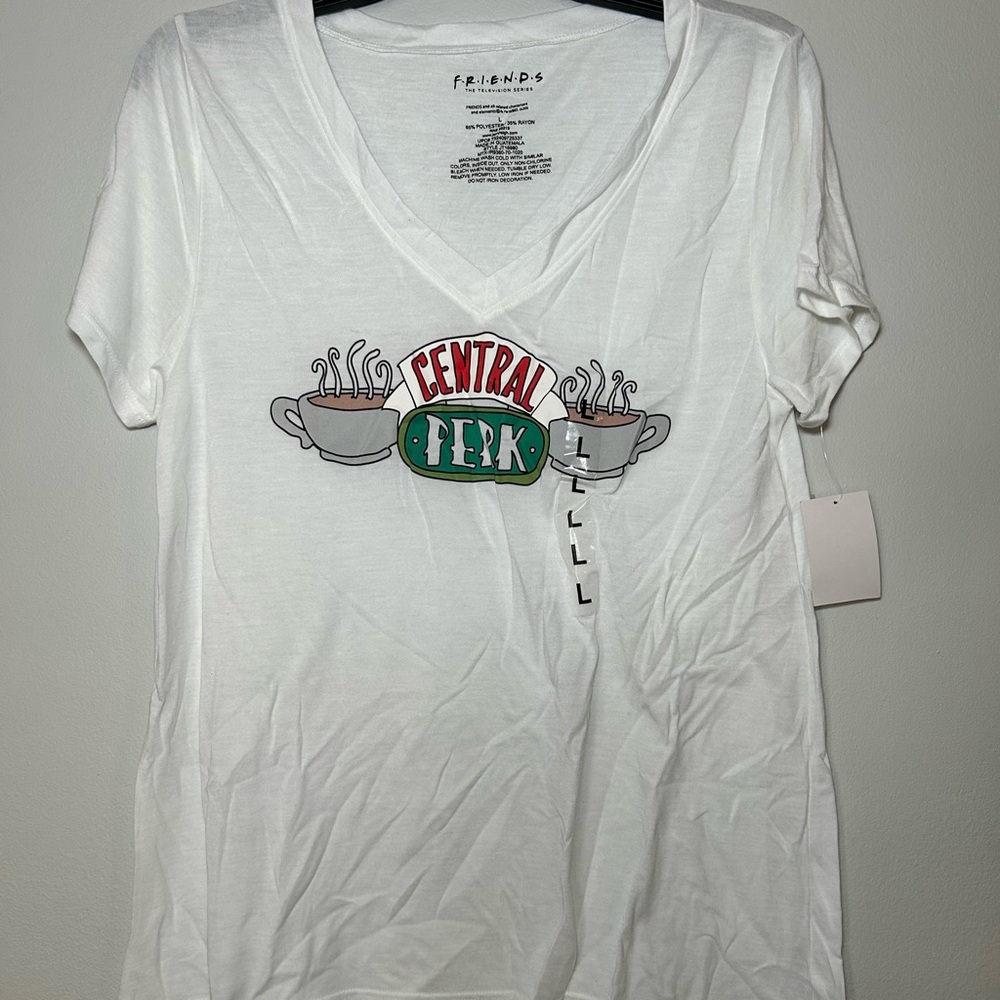 FRIENDS Central Perk Graphic Tee - White